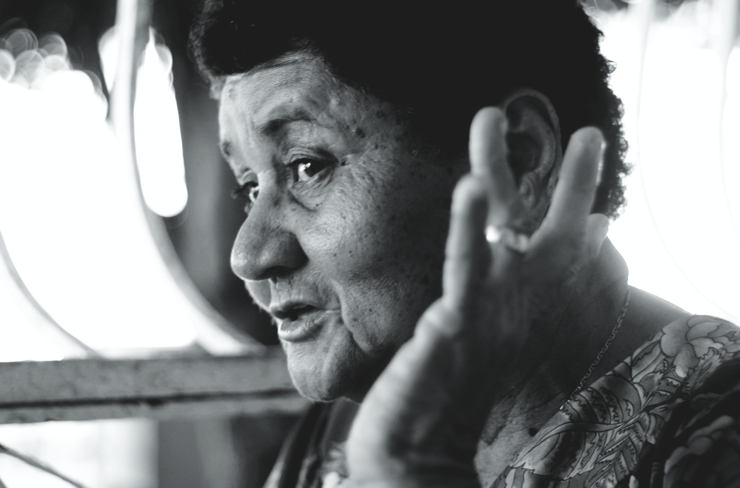 Concepción Cabrera Cruz contando una historia